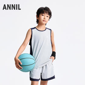 男童背心套装夏季新款安奈儿童装EB522126