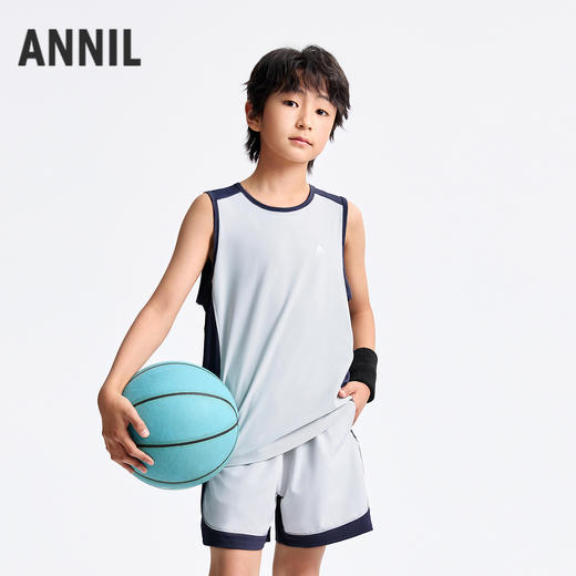 男童背心套装夏季新款安奈儿童装EB522126 商品图0