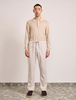 Frescobol Carioca - Oscar Slim Fit Drawstring Trouser - Stone Beige - 男装 - 长裤 - 米黄色 商品缩略图1