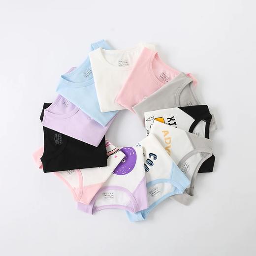 【39.9购2件】儿童11色莱卡棉短袖丨柔软透气 A类纯棉印花100码-170码 商品图3