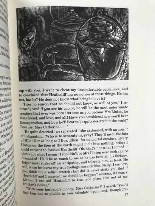 艾米莉·勃朗特《呼啸山庄》 配多幅木版画插图 精装18开带书匣 商品图12