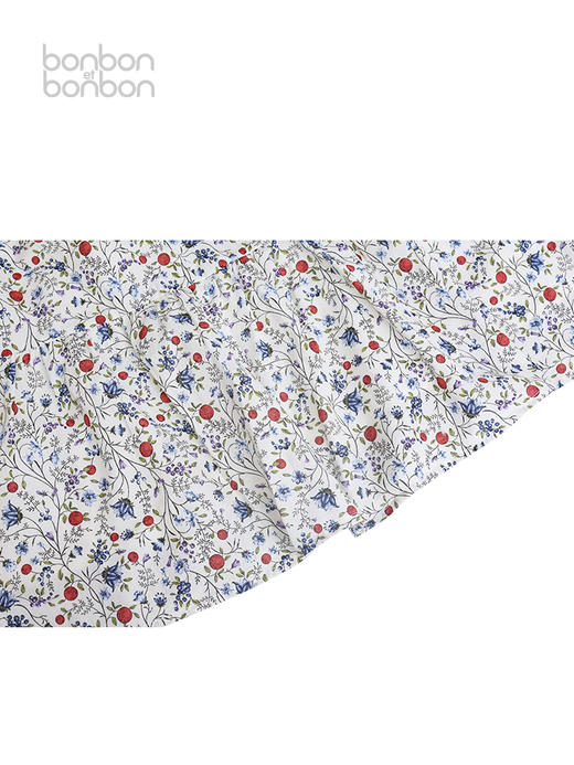 复古碎花鱼尾半裙 商品图4