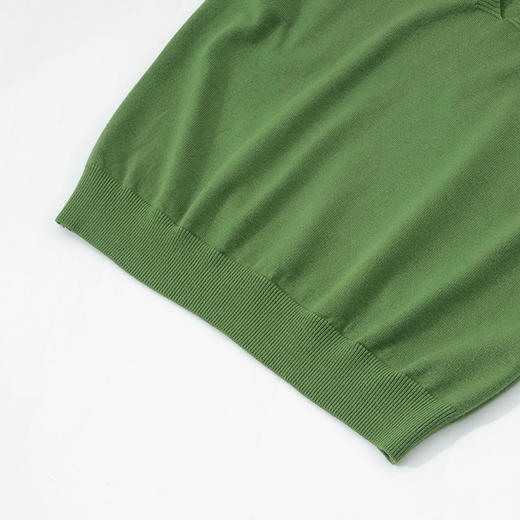 茧墨 日式V领针织马甲背心 商品图6