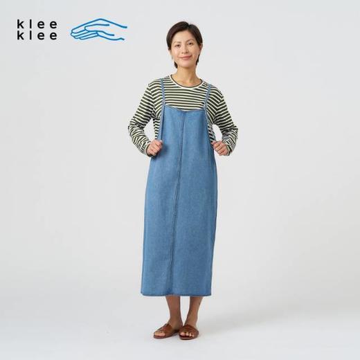 2楼素然环保棉无弹牛仔背带裙吊牌价1550 商品图4