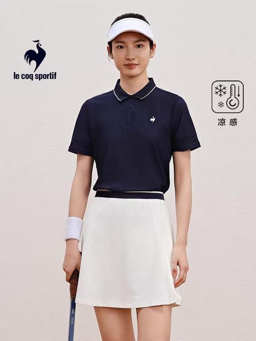 【大都会】乐卡克公鸡夏季女子运动凉感POLO衫翻领时尚活力透气短袖 商品图1