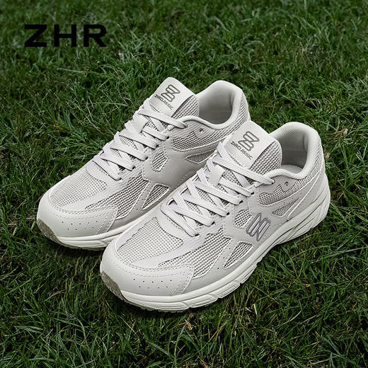 ZHR则则透气复古休闲鞋女轻便拼接老爹鞋春秋ins百搭运动鞋奶奶鞋 商品图1