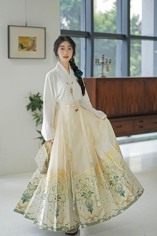 ELLA JADE 优雅气质马面裙高腰半裙 19693 商品图3