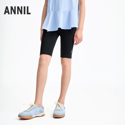 【冰感防晒】女童针织打底中裤夏季新款安奈儿童装EG526113 商品图1