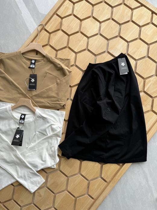 点此购买 迪桑特春秋季DUALIS都市通勤男士长袖T恤打底衫 LL 312141 商品图10