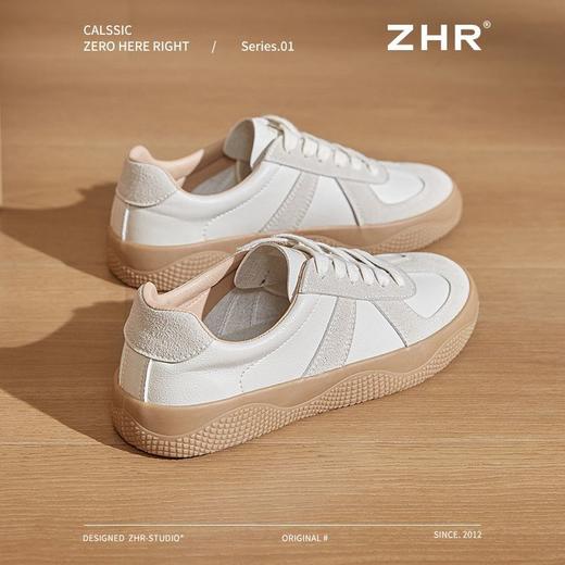 ZHR则则复古德训鞋女2025春季男女同款板鞋透气舒适运动休闲女鞋 商品图1
