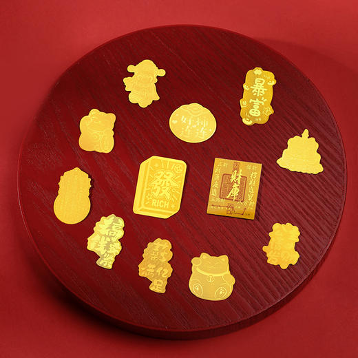 金六福吉祥金制品手机贴★ 商品图3