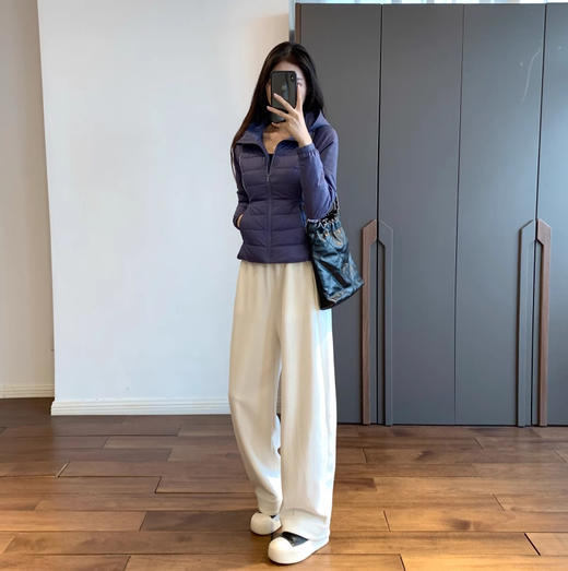 代工厂lulu同款去标白鹅绒修身轻薄羽绒服 商品图13