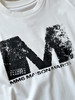 THS-限时 情侣款 M6家 斑驳印花M字圆领短袖T恤 QH453 商品缩略图3