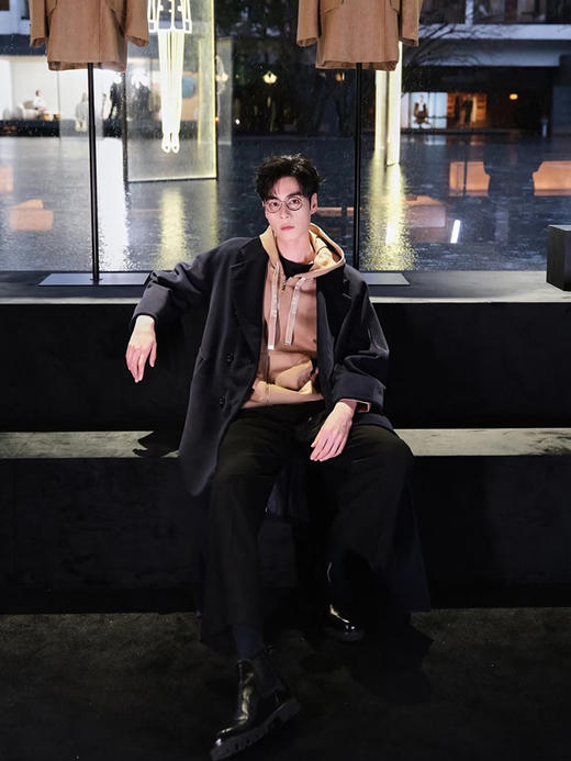 单品包邮 现货 THS-限时 max家 原厂双面布重磅有机棉/M+帽衫宽裁运动裤 BI478 BJ3153 商品图1