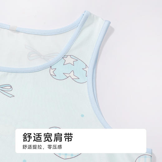 都市丽人超值精选女士棉质背心裙薄牛奶丝拉架无袖类LHH6B6 商品图5