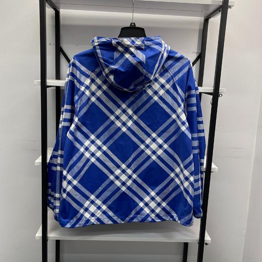 BUR*E**Y/巴*莉 男士时尚不规则拼色拉链连帽长袖外套 商品图1