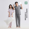 美季美优情侣睡衣2025新款女款男士夏季超柔软短袖长裤家居服套装 商品缩略图2