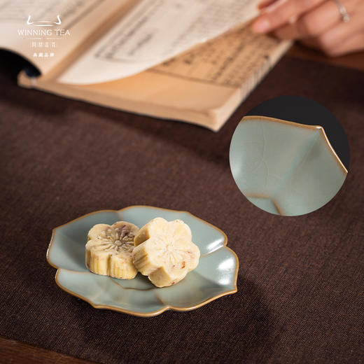 问鼎汝瓷鼎峰系列天青宝相杯碟 商品图2