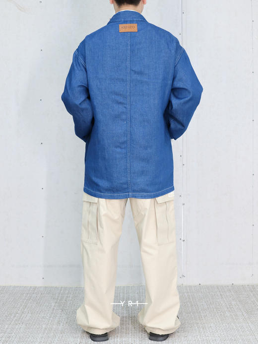 KENZO | 亚麻牛仔和服夹克 商品图4