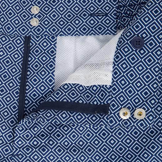 Frescobol Carioca - Porto Swim Shorts Angra Print - Navy-Blue - 男装 - 泳裤 - 海军蓝 商品图4