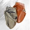 发型师专用真皮手拿剪刀包多功能理发工具包手拿包 商品缩略图0