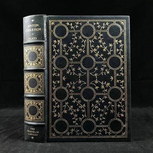 限量版！契诃夫八部戏剧集 1幅插图 豪华皮装大32开 商品图0