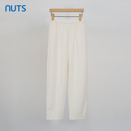 NUTS夏季新品纯色时尚优雅宽松气质百搭长裤女418072447 商品图0