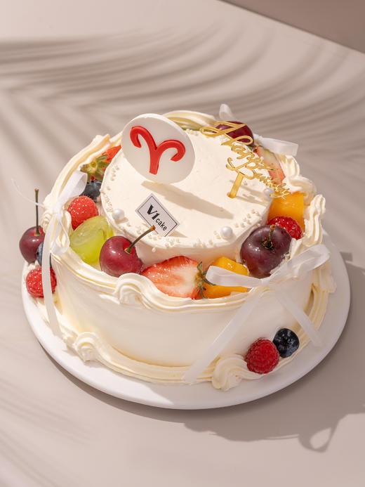 白羊座 复古果篮蛋糕 商品图3