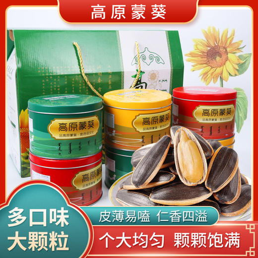 【薯都小镇·原味乌兰察布高原蒙葵瓜子礼盒】 258g*6罐 高原优选 当季新货 商品图0