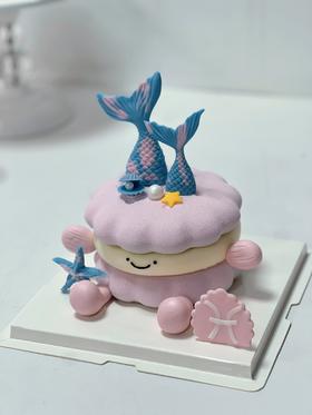 美人鱼版Emoji | 开心果覆盆子慕斯