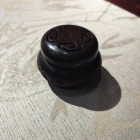 紫气东来香盒/紫光檀7*7*4.5cm