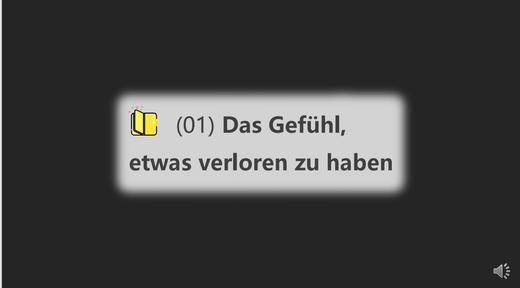01. Das Gefühl, etwas verloren zu haben 商品图0