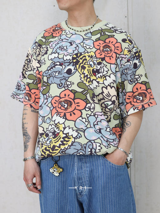 KENZO | “by Verdy”华夫格满印T恤 商品图0