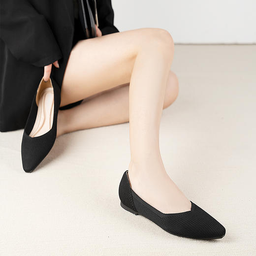 REREJOY 飞织尖头王妃平底鞋 商品图1