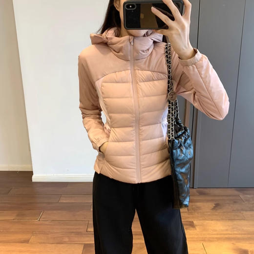 代工厂lulu同款去标白鹅绒修身轻薄羽绒服 商品图11