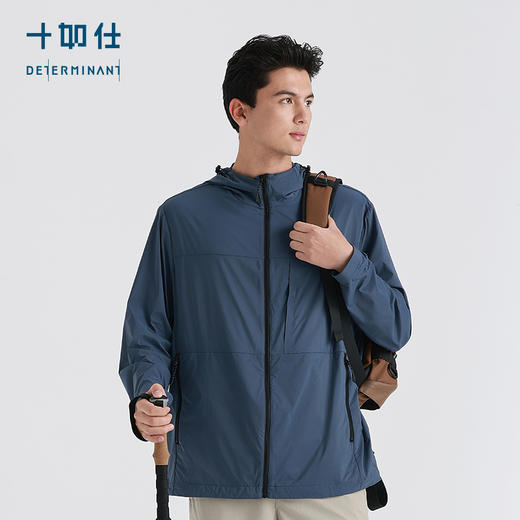 十如仕防晒衣户外皮肤衣宽松防晒休闲连帽薄款夏季轻薄春夏-OW18 商品图2