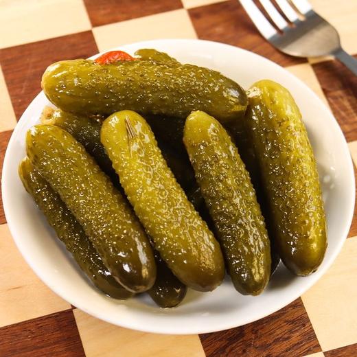 【到手整整500g❗俄罗斯酸黄瓜】自然鲜爽喀秋莎腌制小青瓜，块块多汁解腻，酸爽又可口，俄式乳黄瓜汉堡沙拉下饭配菜QQ 商品图1