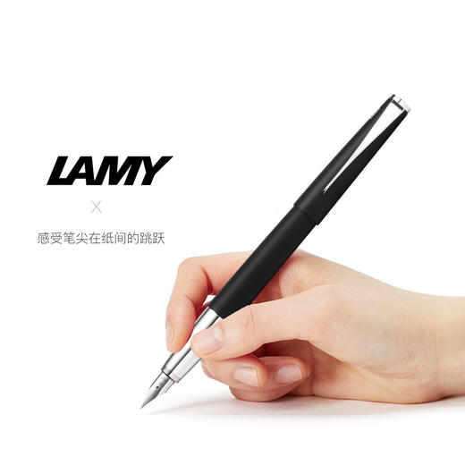 TM2140240 LAMY 凌美演艺磨砂黑金属杆EF尖墨水笔商务学生礼盒 商品图2