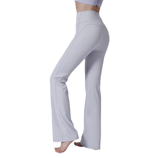 I'd爱帝女士修身显妆微喇裤高腰高弹轻运动休闲裤 商品图6