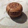 勾莲纹香盒/黄杨木6*6*4cm 商品缩略图0