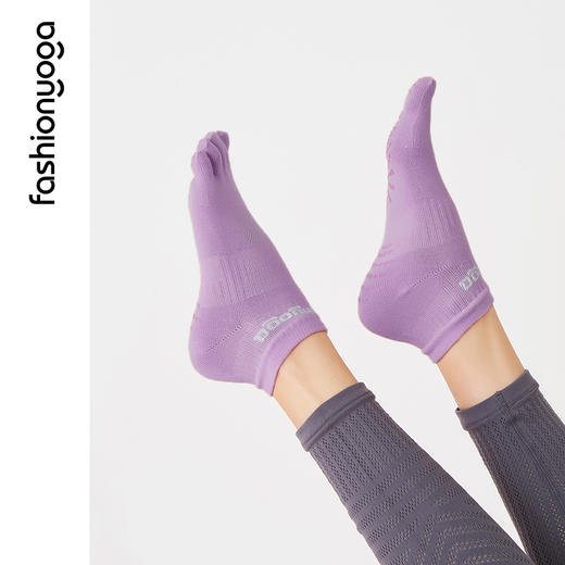 FW001女士四季防滑吸汗五指瑜珈袜 商品图4