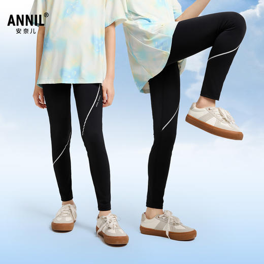 【冰感防晒】女童针织打底裤夏季新款安奈儿童装EG526023 商品图1