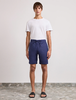 Frescobol Carioca - Felipe Linen Shorts - Melange Navy Blue - 男装 - 短裤 - 海军蓝 商品缩略图1