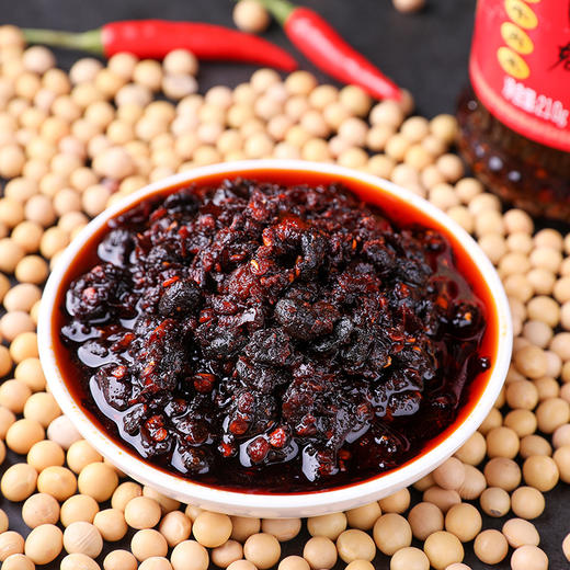 老干妈 精制牛肉末 豆豉油辣椒 210g/瓶 商品图2