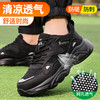 2025夏季透气新款劳保鞋防砸防刺穿欧标钢包头凯夫拉底橡塑底黑色低帮安全鞋 商品缩略图0