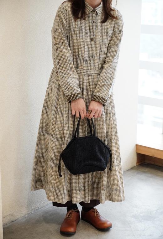 KHADI&CO 格纹印花连衣裙(VENTOUX Check Print Dress) 商品图0
