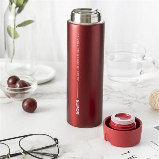 SUPOR/苏泊尔 304真空铜芯保温杯480ml  双层保温 KC48DA10 商品图0