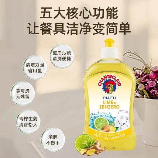 CHANTECLAIR 大公鸡管家 青柠生姜润肤浓缩洗洁精 （500ml） 商品图0