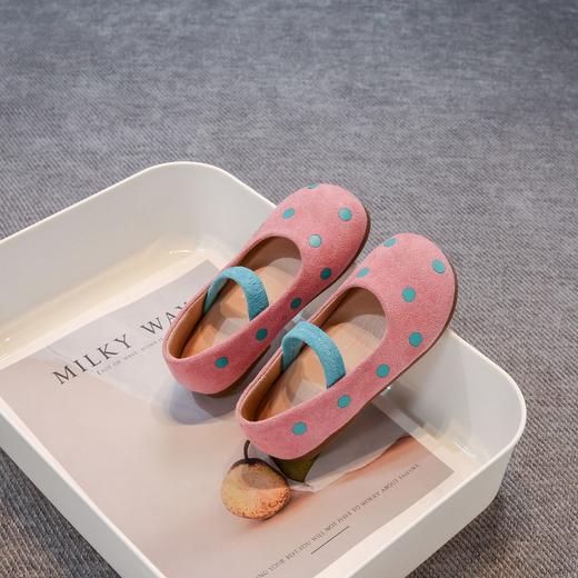 【小仙女闭眼入59/双】可爱波点泡芙软底一脚蹬平底单鞋女2025春季平底豆豆鞋聚 商品图3