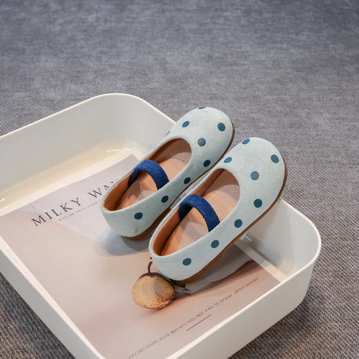 【小仙女闭眼入59/双】可爱波点泡芙软底一脚蹬平底单鞋女2025春季平底豆豆鞋聚 商品图4
